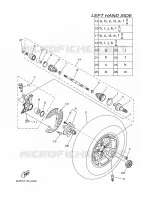 FRONT WHEEL for Yamaha GRIZZLY 2023
