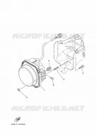 HEADLIGHT for Yamaha GRIZZLY 2023