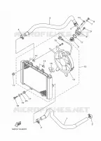 RADIATOR / HOSES for Yamaha GRIZZLY 2023