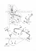 REAR BRAKE MASTER CYLINDER for Yamaha GRIZZLY 2023