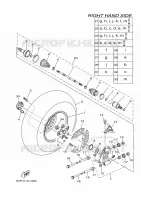 REAR WHEEL 2 for Yamaha GRIZZLY 2023