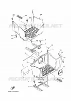STAND / FOOTREST for Yamaha GRIZZLY 2023