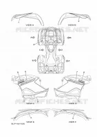 STICKER for Yamaha GRIZZLY 2023