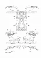STICKER for Yamaha GRIZZLY 2023