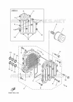 OIL COOLER for Yamaha GP 2023