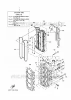 CYLINDER / CRANKCASE 2 for Yamaha F150 2020