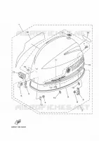 FAIRING UPPER for Yamaha F40 2020