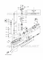 PROPELLER HOUSING AND TRANSMISSION 1 for Yamaha F40 2020