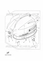 FAIRING UPPER for Yamaha F40 2020