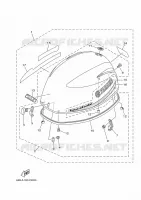 FAIRING UPPER for Yamaha FT25 2020