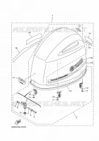 FAIRING UPPER for Yamaha F150 2020