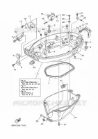 BOTTOM COVER 1 for Yamaha F25 2020
