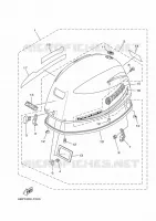 FAIRING UPPER for Yamaha F25 2020