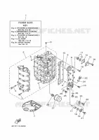 CYLINDER / CRANKCASE 1 for Yamaha FT60 2020