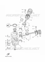 CRANKSHAFT / PISTON for Yamaha F250 2020