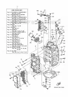 CYLINDER / CRANKCASE 1 for Yamaha F250 2020