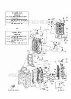 CYLINDER / CRANKCASE 2 for Yamaha F250 2020