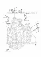 CYLINDER AND CRANKCASE 3 for Yamaha F250 2020