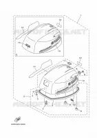 FAIRING UPPER for Yamaha F9.9 2020