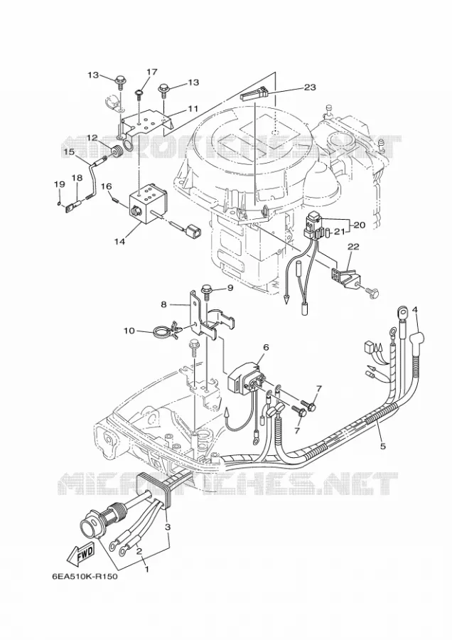 ELECTRICAL 2 Yamaha OUTBOARD ENGINES 9.9hp (7.3kW) 2020 FT9.9  FT9.9LE