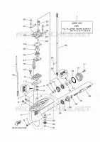 PROPELLER HOUSING AND TRANSMISSION 1 for Yamaha F4 2020