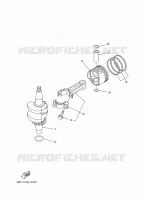 CRANKSHAFT / PISTON for Yamaha F4 2020