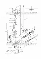PROPELLER HOUSING AND TRANSMISSION 1 for Yamaha F4 2020