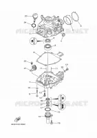 CYLINDER / CRANKCASE 2 for Yamaha F2.5 2020