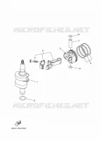 CRANKSHAFT / PISTON for Yamaha F2.5 2020