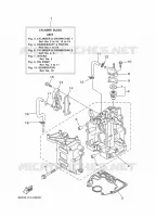CYLINDER / CRANKCASE 1 for Yamaha FT8 2020