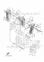 FRONT FAIRING BRACKET for Yamaha F100 2020