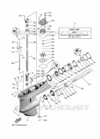 PROPELLER HOUSING AND TRANSMISSION 1 for Yamaha F100 2020