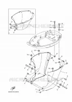 BOTTOM COVER 2 for Yamaha F175 2020