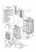 CYLINDER / CRANKCASE 1 for Yamaha F175 2020