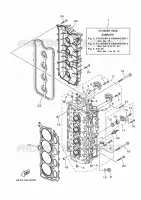 CYLINDER / CRANKCASE 2 for Yamaha F175 2020