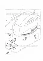 FAIRING UPPER for Yamaha F175 2020