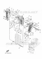 FRONT FAIRING BRACKET for Yamaha F80 2020