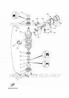 CRANKSHAFT / PISTON for Yamaha 85A 2021