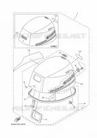 FAIRING UPPER for Yamaha F15 2021