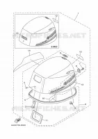 FAIRING UPPER for Yamaha F15 2021