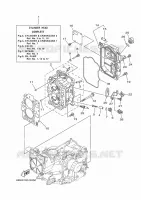 CYLINDER / CRANKCASE 2 for Yamaha FT25 2021
