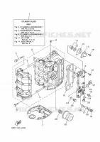 CYLINDER / CRANKCASE 1 for Yamaha F30 2021