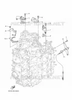 CYLINDER AND CRANKCASE 3 for Yamaha F300 2021