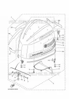 FAIRING UPPER for Yamaha F225 2021
