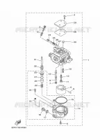 CARBURETOR for Yamaha F9.9 2021