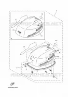 FAIRING UPPER for Yamaha F9.9 2021