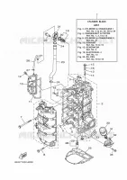 CYLINDER / CRANKCASE 1 for Yamaha F115 2021