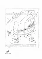 FAIRING UPPER for Yamaha F115 2021