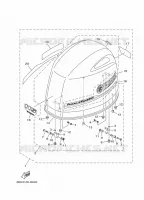 FAIRING UPPER for Yamaha F115 2021