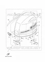 FAIRING UPPER for Yamaha LF115 2021